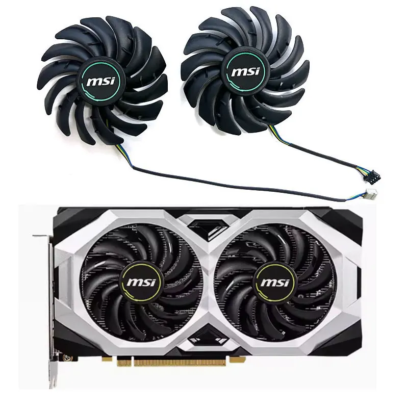 85MM New For MSI GeForce RTX2060 2060S 2070 2070S 2080 2080S VENTUS OC Wantushi Graphics Card Replacement Fan PLD09210S12HH