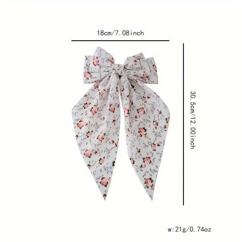 데일리 드레스에 적합한 1pc 여성용 꽃 봄 클립 머리핀 목가적 스타일