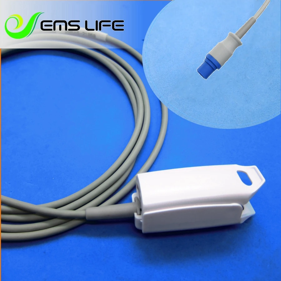 

Reusable adult finger soft spo2 sensor for MENNEN,8pin patient monitor