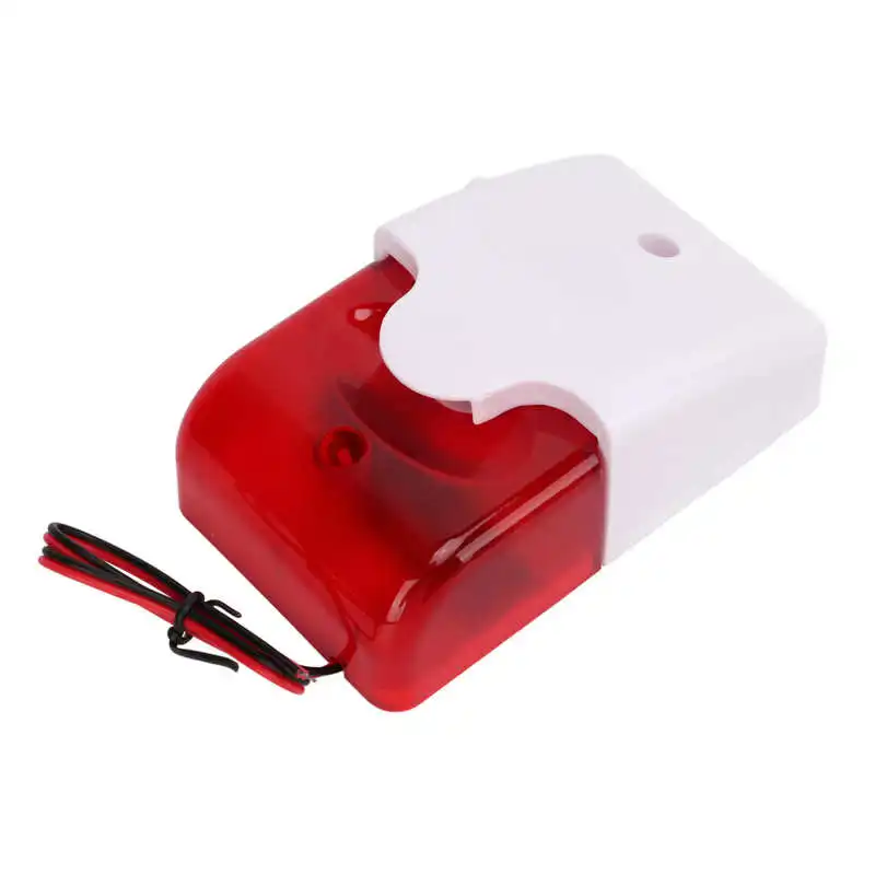 Alarma de luz de sonido Flash de alto decibelio ajustable resistente a impactos dispositivo de advertencia de seguridad nuevo