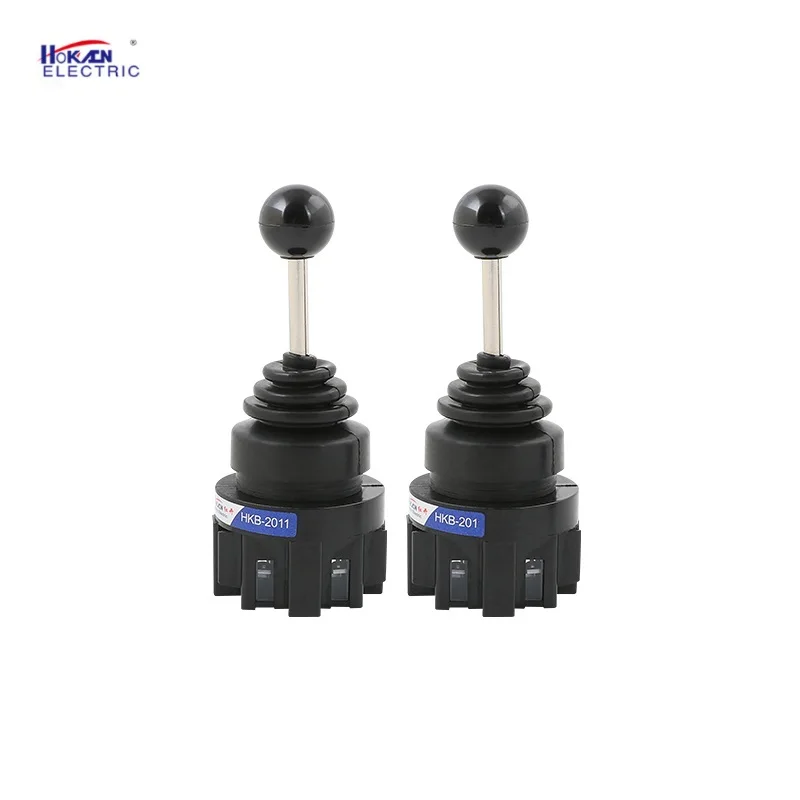 30mm Master Monolever Joystick Switches 2 Way Self Locking Latching Reset Momentary Toggle Cross Rocker Switches HKB-201 2011