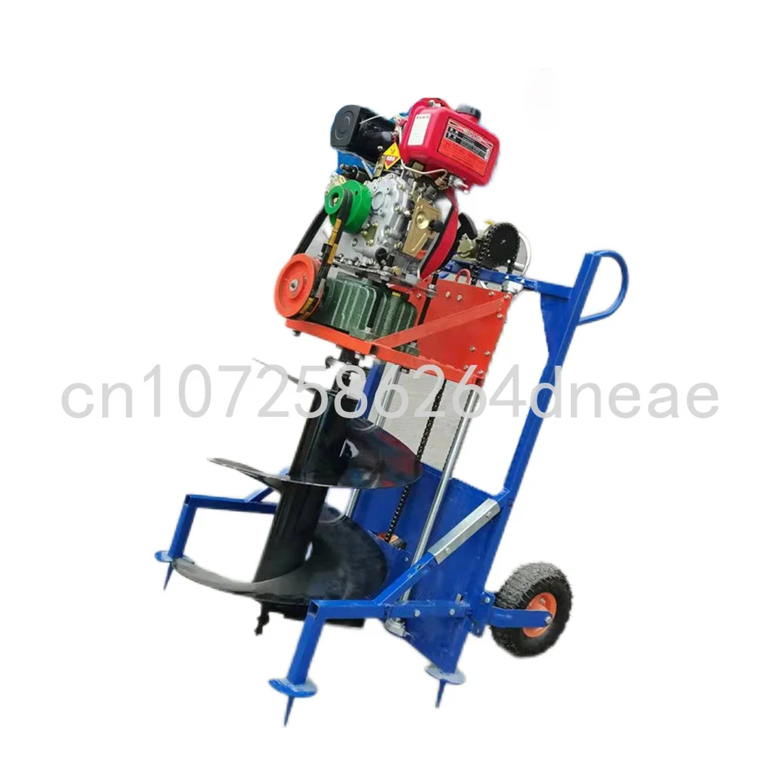 Diesel Tree Digging Hand Push Mountain Pile Hole Punching Seedling Planting Small Hole Punching Machine