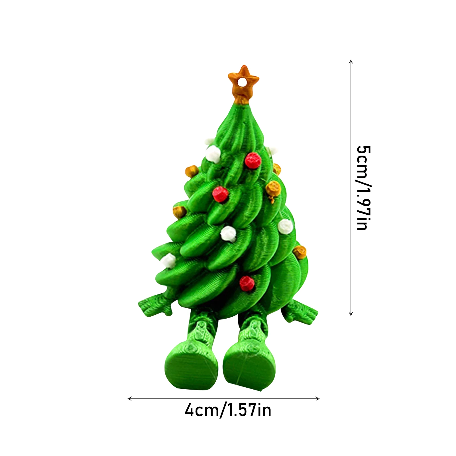 شعبية فريدة من نوعها 3D مطبوعة شجرة عيد الميلاد سطح المكتب الديكور مرنة الإجهاد المخلص مكتب زخرفة مناسبة ل هدية عيد