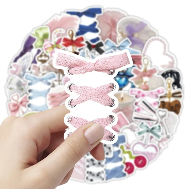 50 SZTUK Kreskówkowe Naklejki Dekoracyjne z Motywami Graffiti, Urocze i Kreatywne