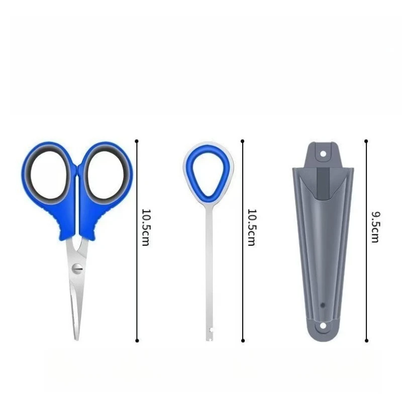 Tijeras de pesca 3 en 1 – Acero inoxidable con extractor de anzuelos - imagen 5