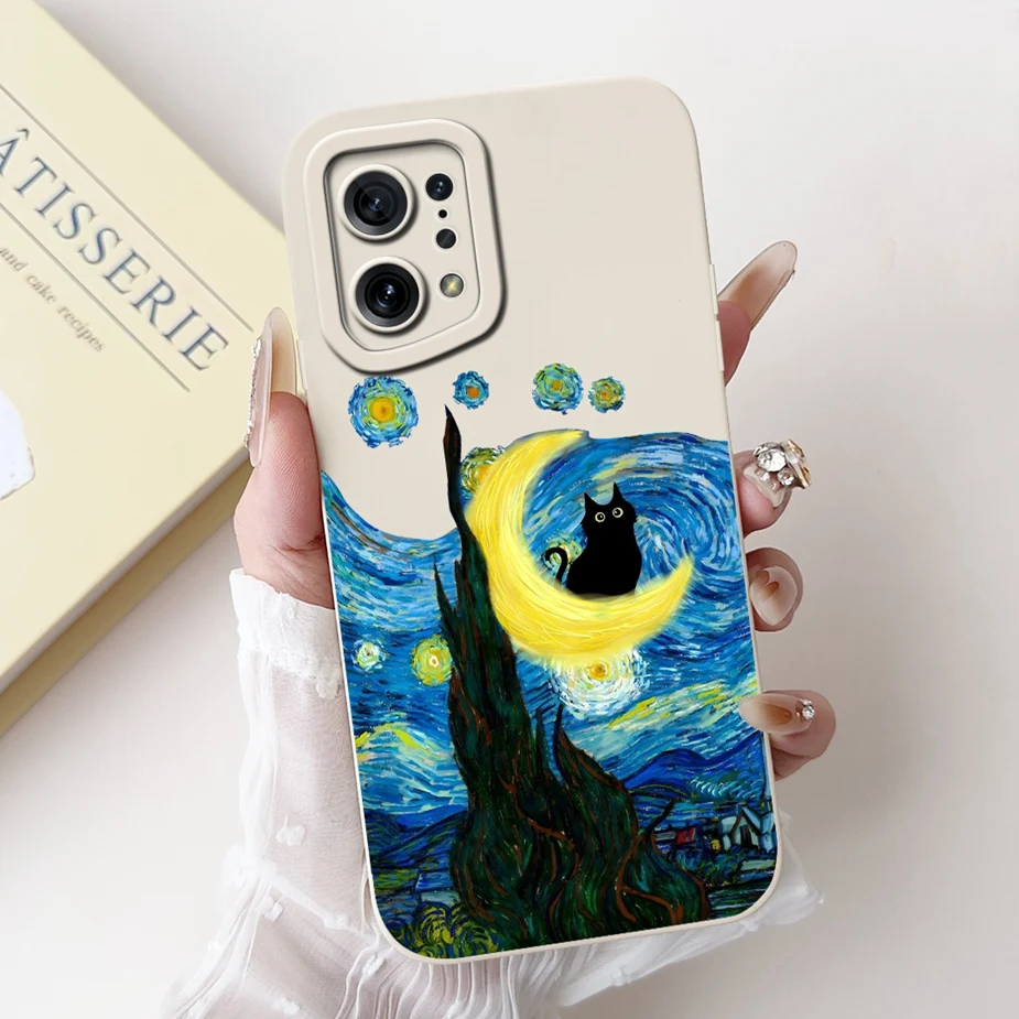 For Oppo Find X5 Pro Case CPH2305 Luxury Candy Painted Cover Soft TPU Phone Case For Oppo Find X5 Lite X5Lite X5Pro Fundas Coque