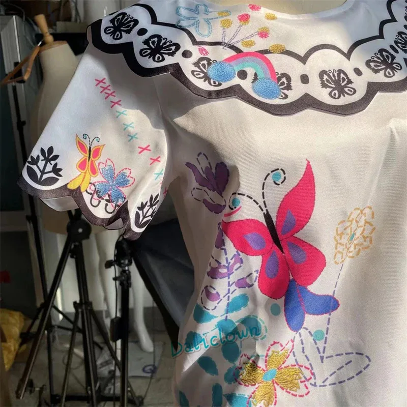 دييدي 211 ميرابيل مادريجال تأثيري ميرابيل زي الكبار الاطفال الفتيات الأميرة فستان بتصميم حالم نظارات هالوين حفلة عيد ميلاد لوازم