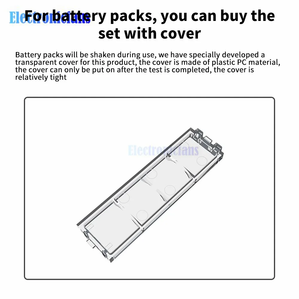 Verbindbarer 21700 Batterieschlitz, lötfreies Lithium-Batteriegehäuse, elektronische Hochstrom-Kupfersäulenhalterbox – Detail 22