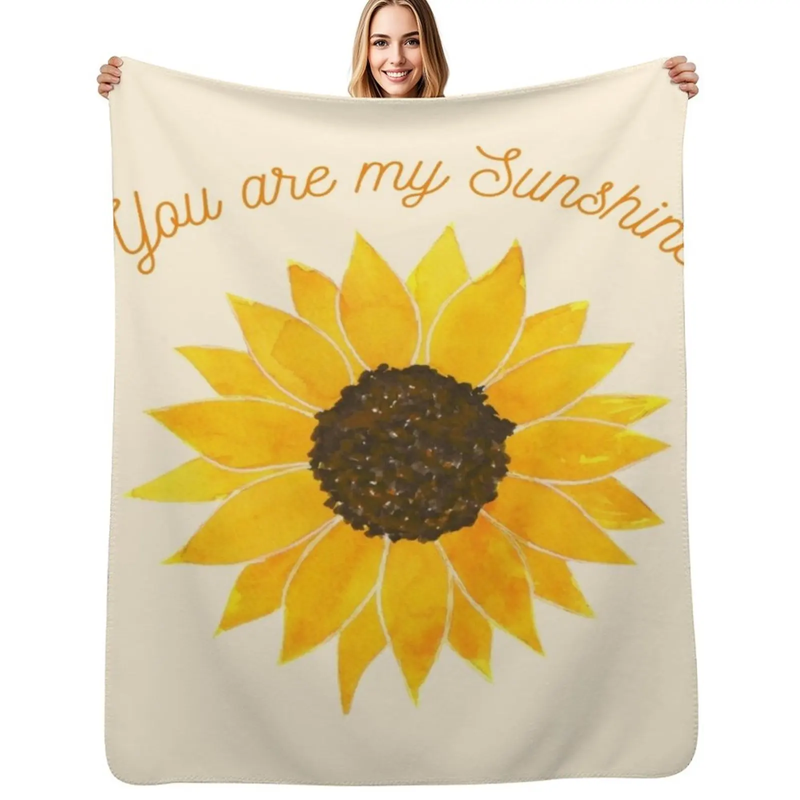 

You are my Sunshine Sunflower Throw Blanket Spring Fall Cozy Throw Blanket for Couch
