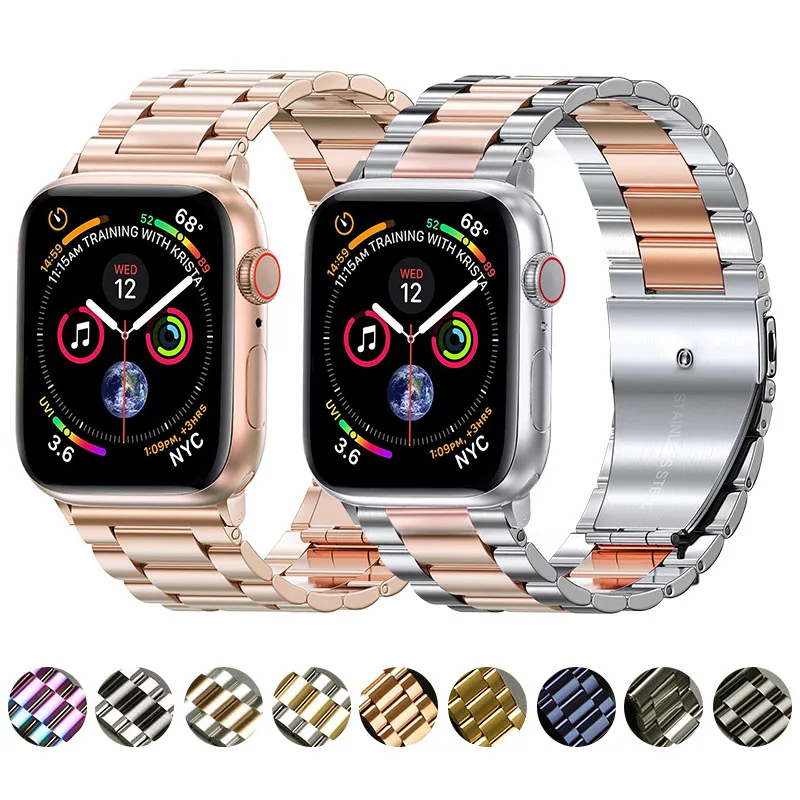 Apple Watch用ステンレススチールバンド,iwatch用メタルバンド,超高品質,38mm, 40mm, 41mm, 42mm, 44mm, 45mm, 49mm, 987654321 se