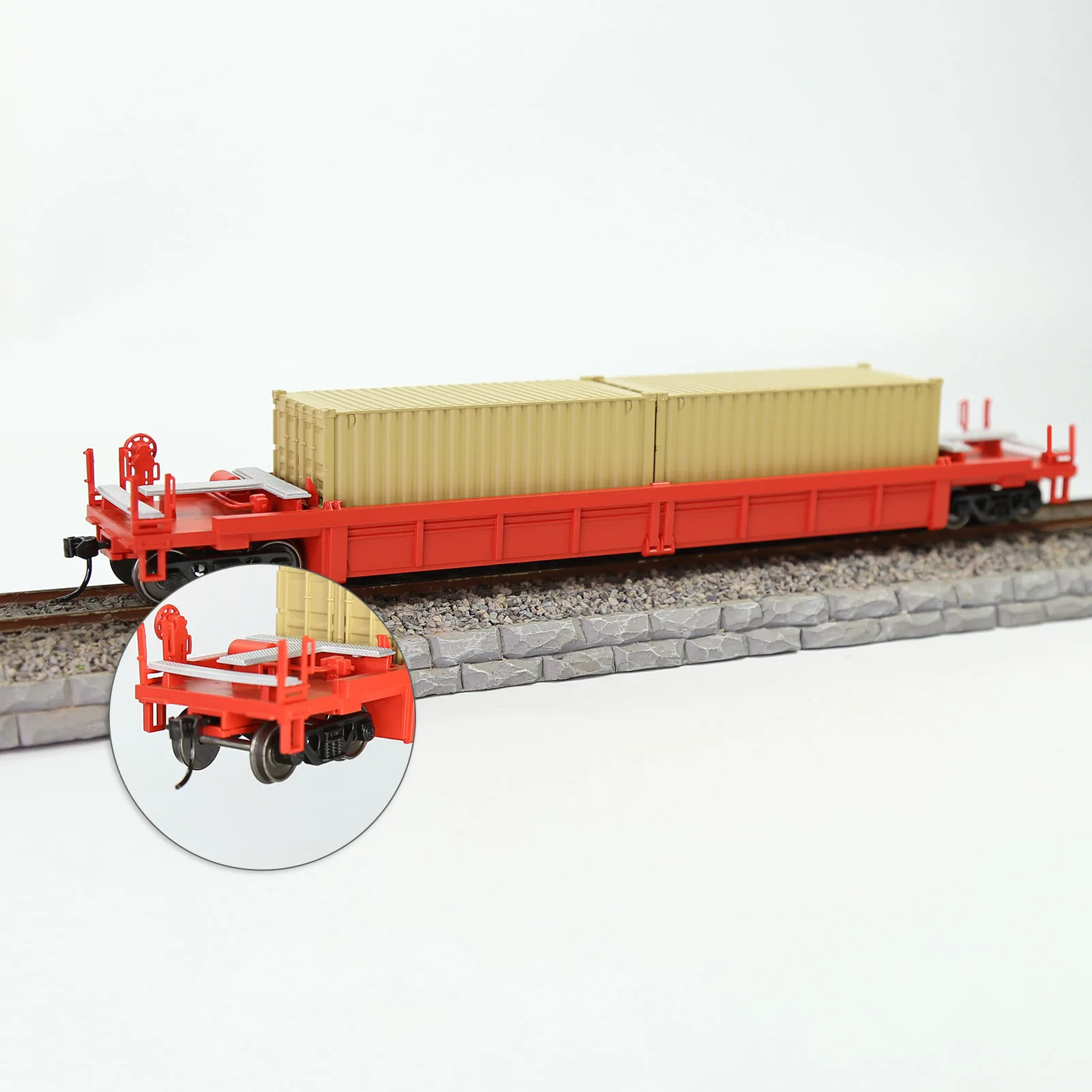 Evemodel 12pcs HO Scale 1:87 36 \'\'ruote in metallo DC per modellini di treni DC Wheelset C8721