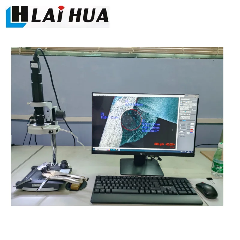 HD LCD display electron microscope  video Digital microscope Amplification Magnifier camera