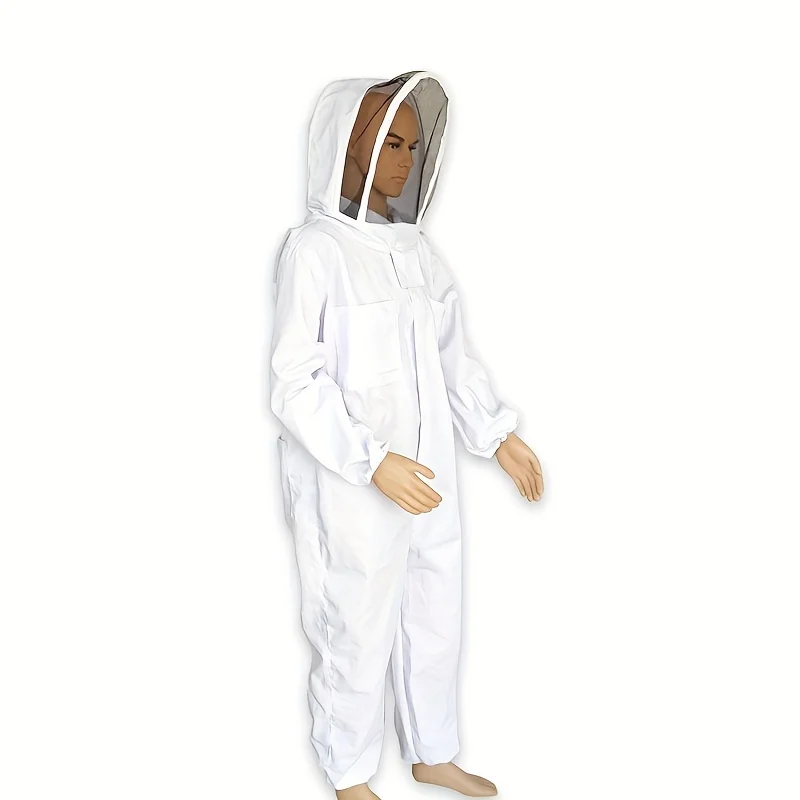 

[Multiple Sizes Beekeeper Protector Suit] Glorious Future Thickened Beekeeping Suit, Full Body Bee Protector Coverall with Hood