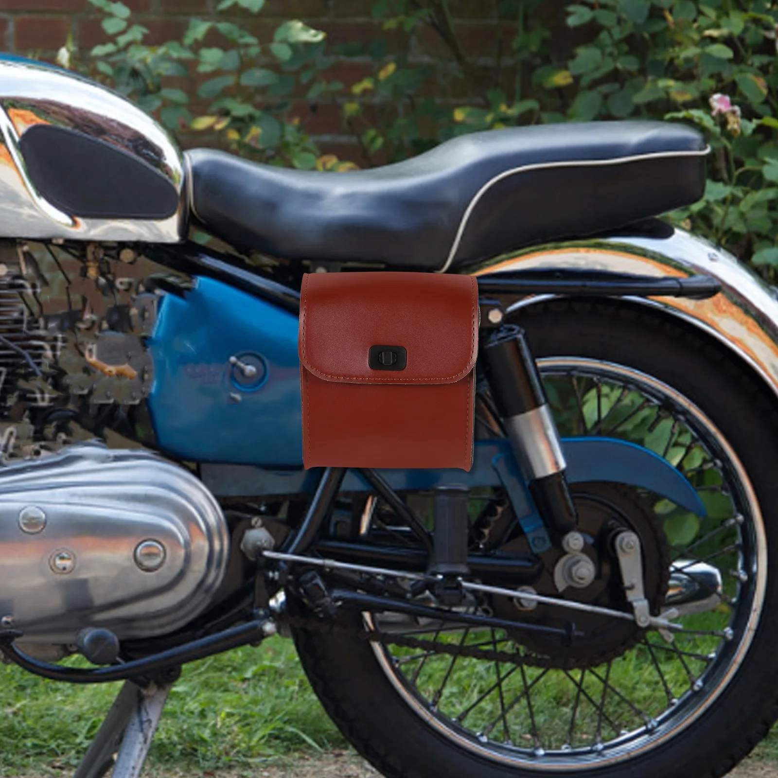 

Waterproof Motorcycle Bag Heavy Duty Weather Resistant Utility Saddle Bag for Motorcycle Side Storage Tool Case