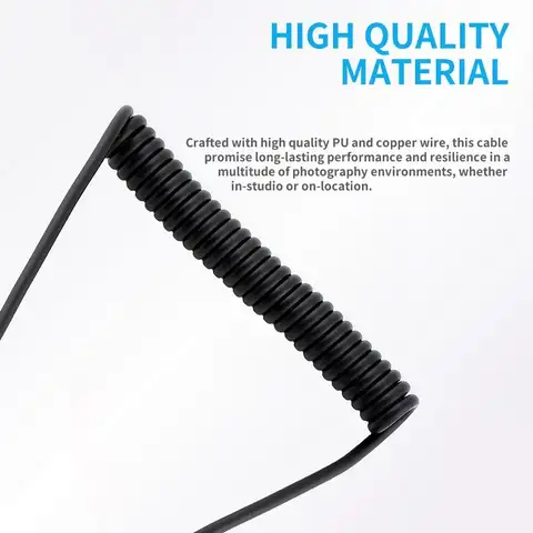 2 st/1 st 2,5 mm till S2 fjärrutlösarkabel, kompatibel med Sony A1, A9 II, A9, A7R V/IV, A7S III, A99 II, A7R II, etc. 12 best sales Sony A9 - №11