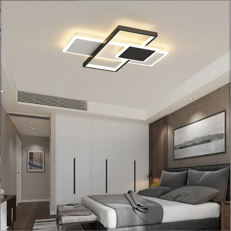 Luxury Living Room Chandelier Modern LED Dimmable With Alexa Indoor Lighting Simple Bedroom Study Dining Room Ceiling Lamp