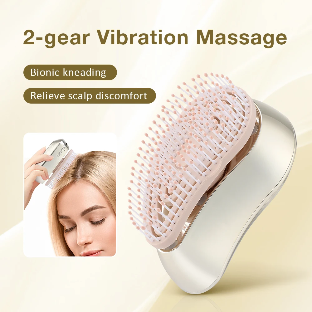 Electric Spray Massage Comb Hair Growth Vibration Head Massager Brush LED Anti Hair Loss Scalp Liquid Medicine Atomizing Comb