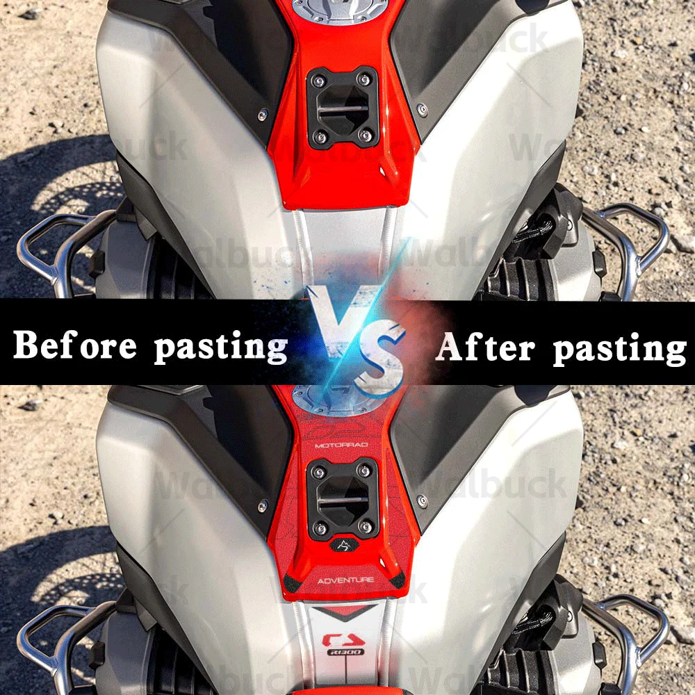 For R1300 GS ADV R1300 GS Adventure r1300gsa Refit Motorcycle Thick Frosted Fuel Tank Pad Sticker Protection Decal Scratch-Proof