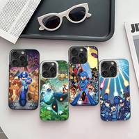 R-Rockman M-Megaman Game Phone Case Sleek Silver Shockproof For IPhone 17,16,15,14,13,12,11 Pro Max,X,XS,XR,7,8 Plus