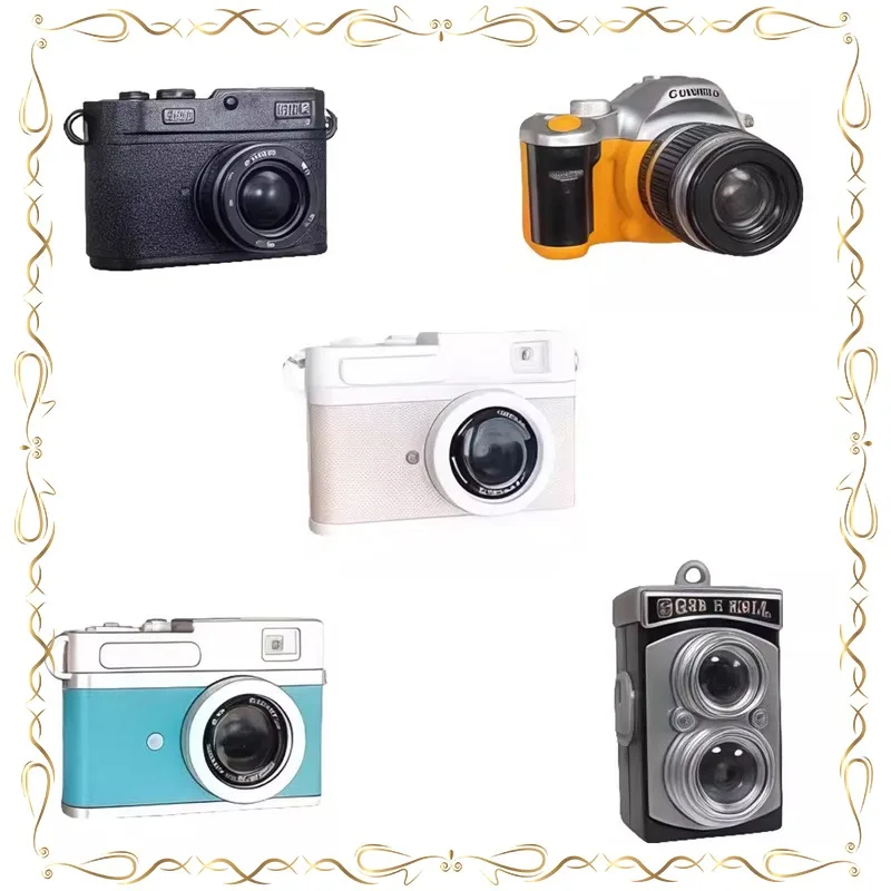 

Моделирование ретро мини-камеры Gashapon может вспышка миниатюрный орнамент Kawaii подарки на день защиты детей экшн-фигурка модель игрушки