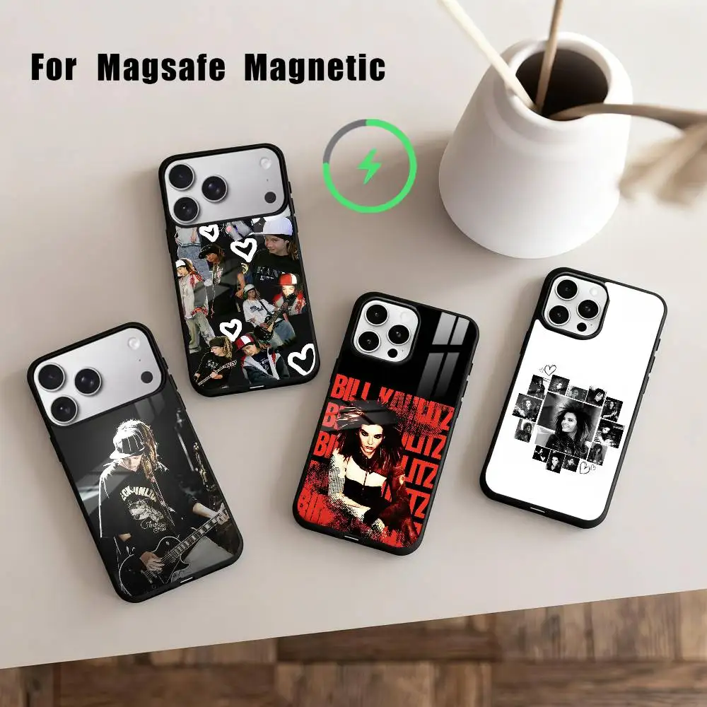 

B-Bill Tom Kaulitz Tokio H-Hotel Phone Case For iPhone17,16,15,14,13,12,11 Plus,For Magnetic Wireless Charge Cover