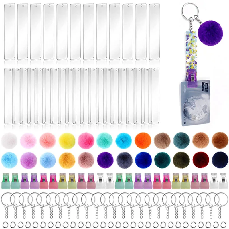 36Pcs Acrylic Card Grabber Card Clips ATM Contactless Card Extractor Debit Bank Card Grabber Keychain Card Extractor Keychain