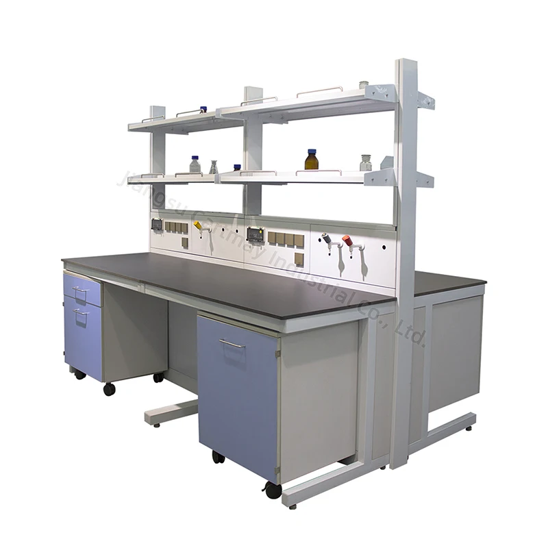 

High Quality Science Lab Polypropylene Worktop Lab Bench with Good Ceramic Sink Customized Laboratory Equipment 1 Set