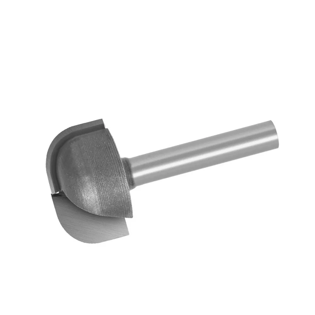 Router Bit para escultura em madeira, Shank Milling Cutter, Tigela Bandeja Router Bit Ferramentas de corte de madeira Acessórios para madeira, 6mm, 1 Pc