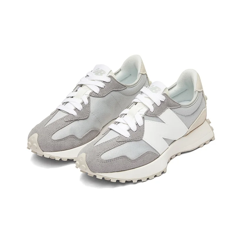 

New Balance NB 327 — удобные повседневные кроссовки с низким вырезом для мужчин и женщин, серые/белые.