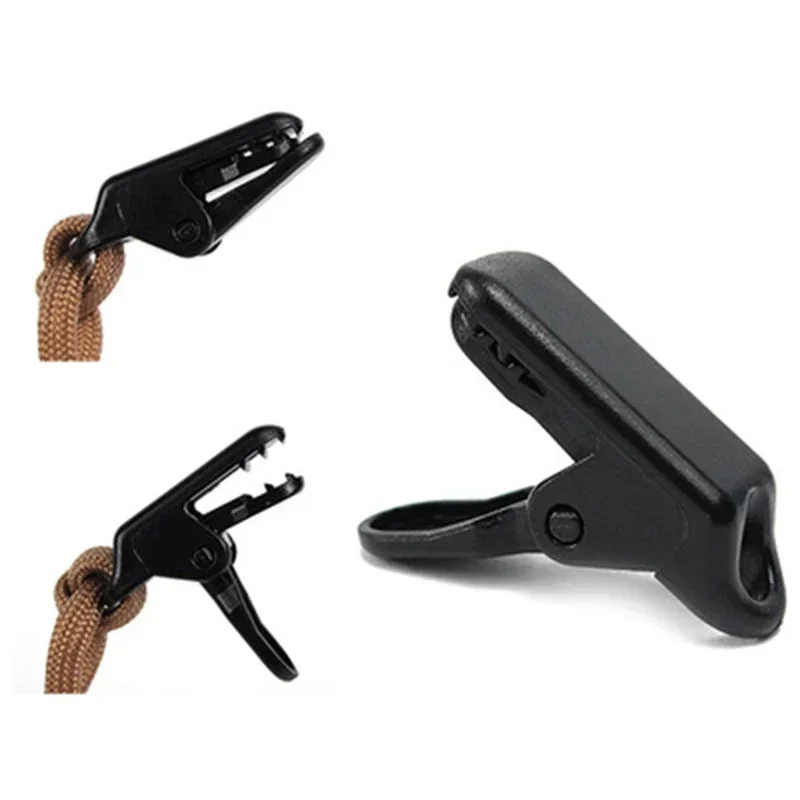 

Camping Tent Clamp 33*10*13mm Tarp Clip Set Black Tarp Buckle Tighten Canopy Corner Hangers Holder 10pcs Plastic