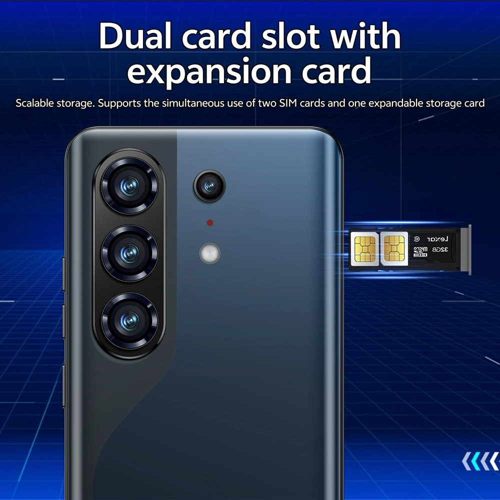 K-Touch Mobile Phones For S26 Ultra Android 15 Smartphone 7.3 Inch Cell Phone 8000mAh Face Unlock 5G Dual SIM 16+48MP Camera Global Version Cellphones