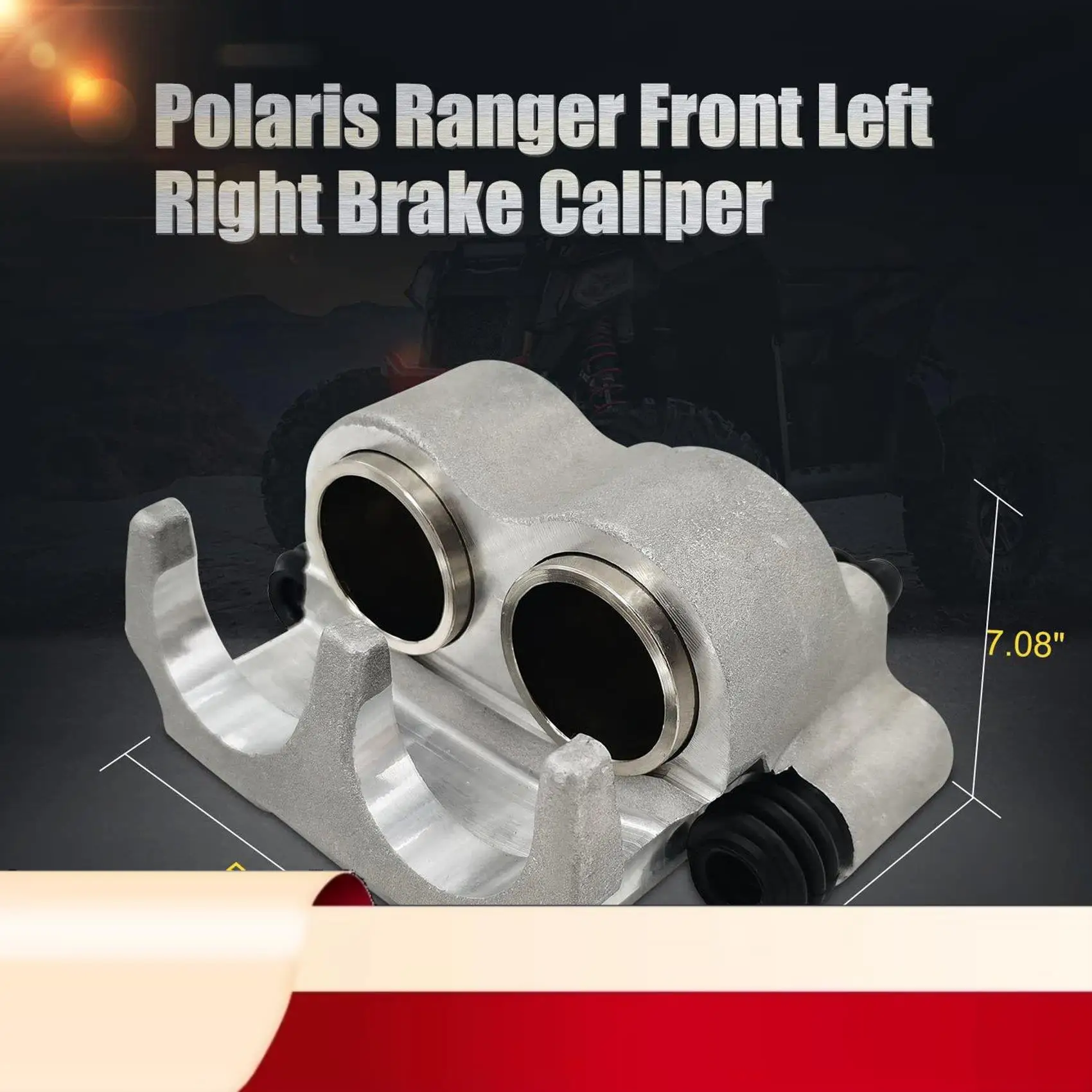 

Motorcycle Front Pair Brake Caliper W/Pads 1911283 1911284 For Polaris Ranger XP 900 Ranger XP 1000-N32R