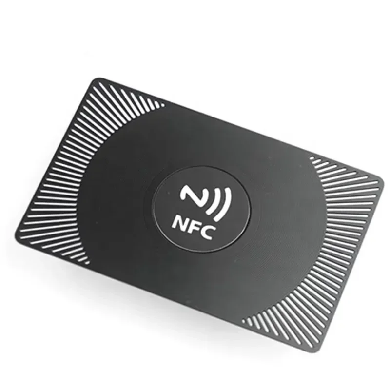 

Get Your Own Fully Custom Design Nfc Metal Card Laser Engraving Blank Metal Black Nfc Business Card Visiting Metal Card