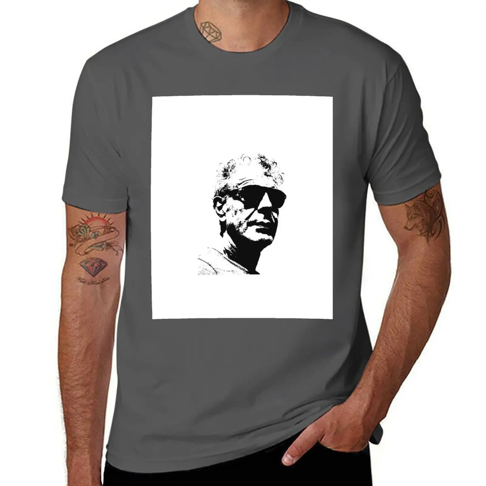 

Bourdain Anthony T-Shirt Work Outdoor Short Sleeve Tee