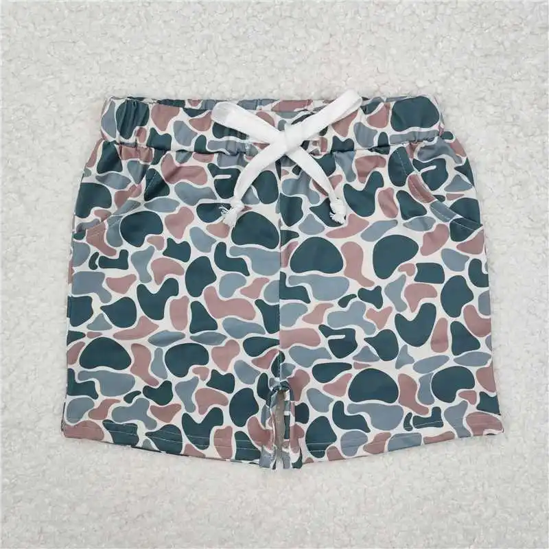 

Baby Boys Green Camo Summer Shorts Bottoms