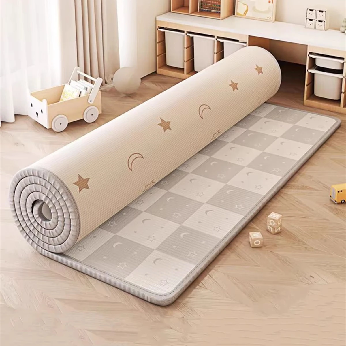 Baby Play Mats Waterproof EPE Soft Floor Playmat Foldable Crawling Carpet Kid Game Activity Rug Folding Blanket Educational Toys