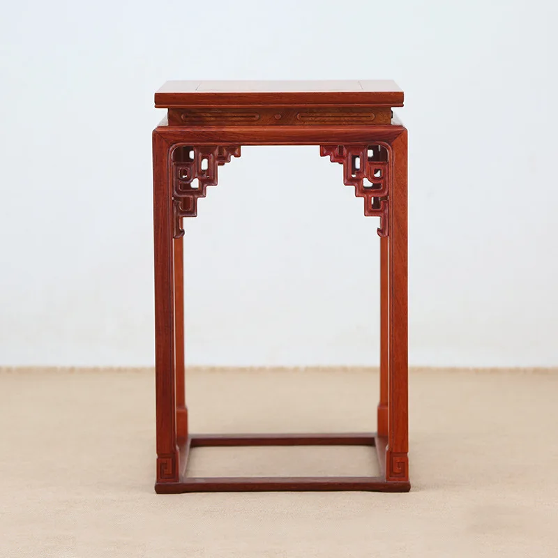 Redwood Flower Bonsai Small Flower Rack, Pear Wood Bonsai Base, Handicrafts, Several Racks