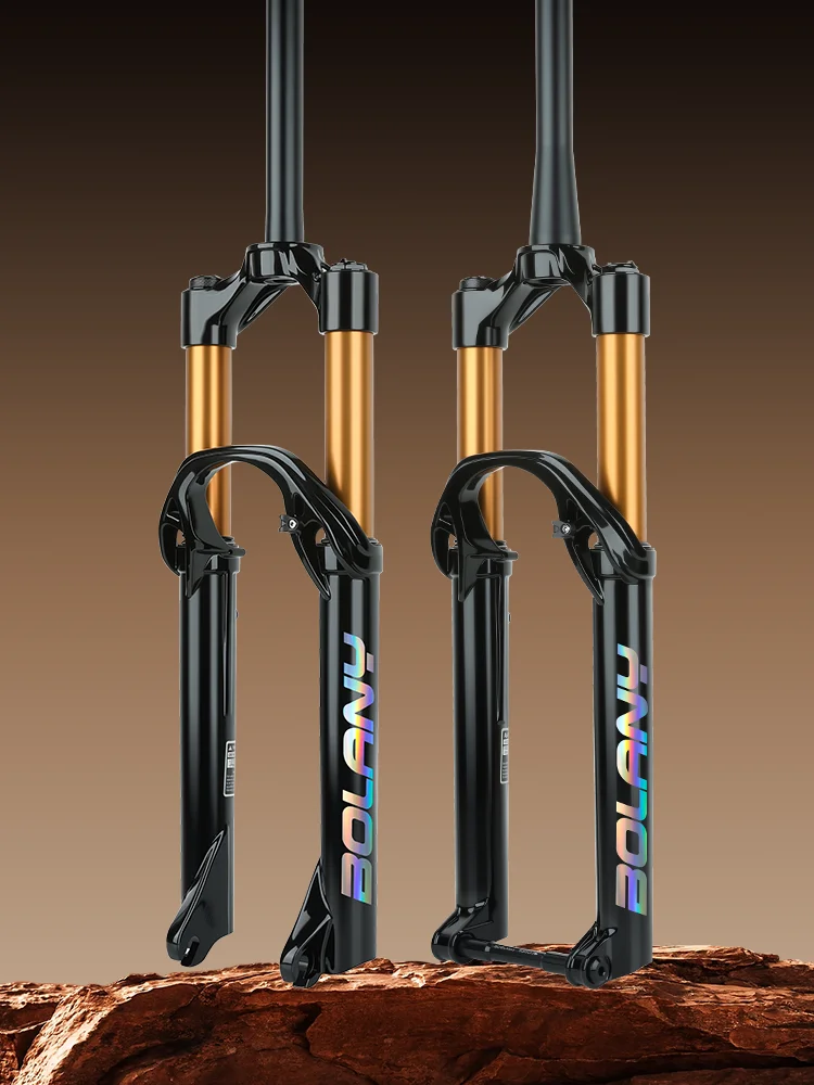 AliExpress BOLANY 36mm Stanchion Bike Fork MTB Air Fork 160Trave MTB Air Suspension 9x100mm QR 15x110mm AM Bicycle Fork Rim 29 All Mountain