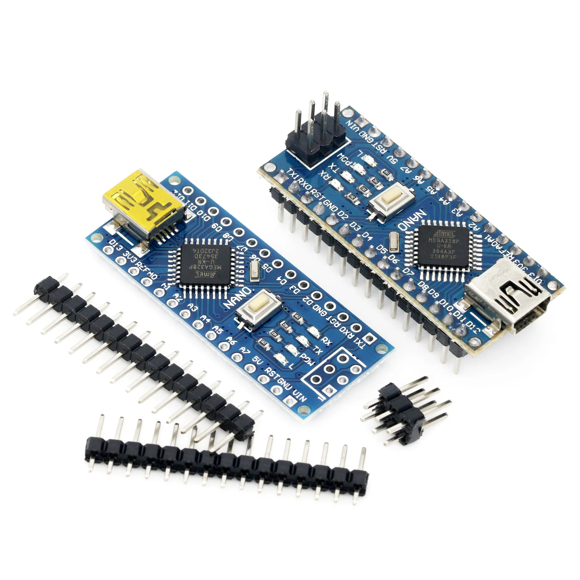 Arduinos NANO V3.0 Atmega328P Mini USB Cable 5V CH340G Drive Learning Module Development Board for Arduino Nano V3 Compatible