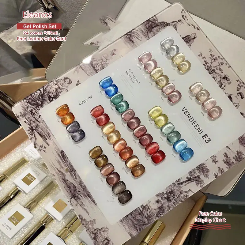 

Новинка! Набор гель-лаков Vedenni «Туманность Орион» с эффектом кошачьего глаза, 24 шт., уникальный динамический кристаллический блеск, магнитная формула для нейл-арта, 15 мл