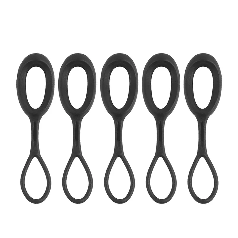 5PCS/10PCS Zipper Puller Ersatz TPE Kabel Verlängerung Zipper Tab DIY Tasche Zubehör für Jagd Weste rucksack Zubehör – Detail 7