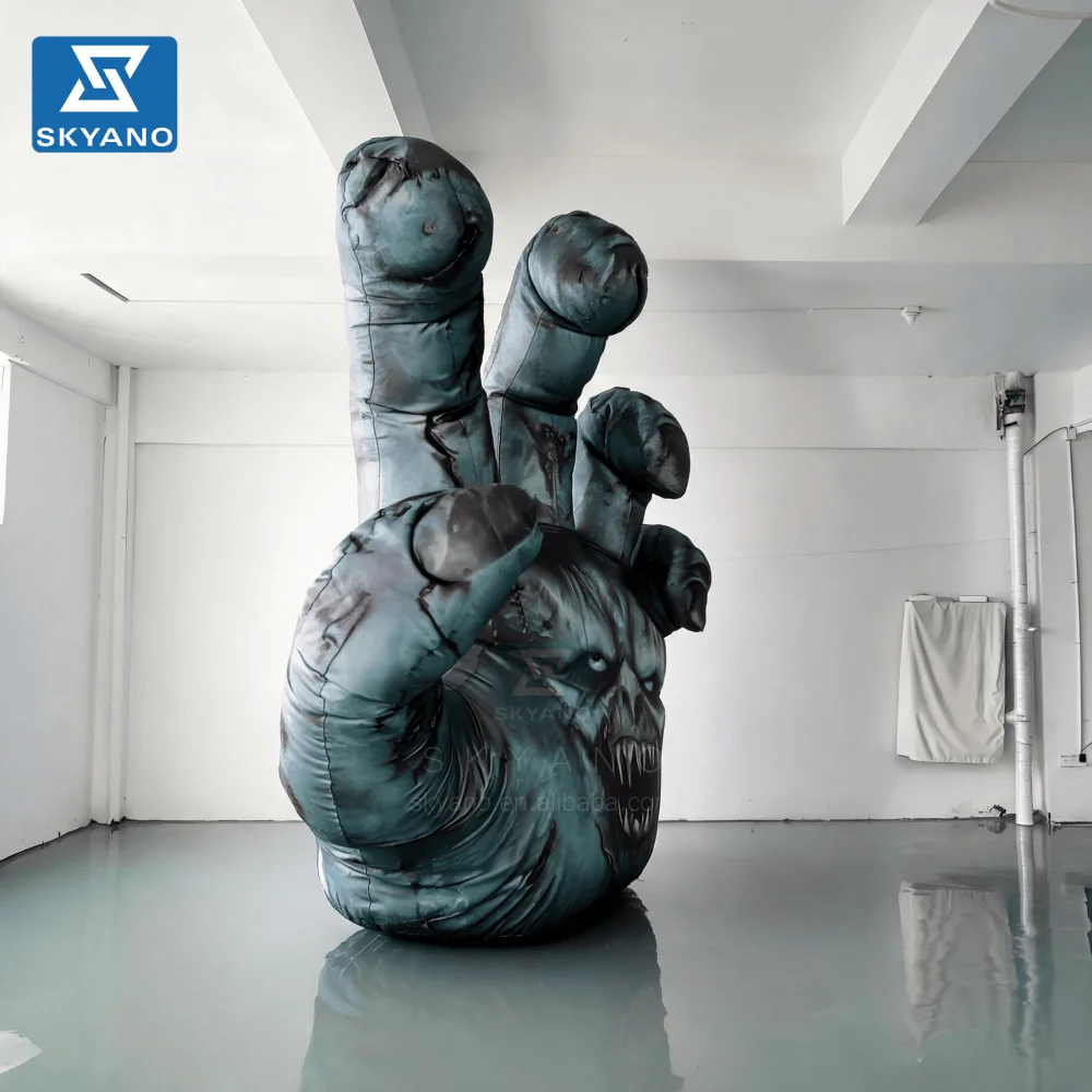 Inflatable Ghost Hand Air Model Halloween Ghost Hand Air Model Halloween Decorative Air Model Halloween Beauty