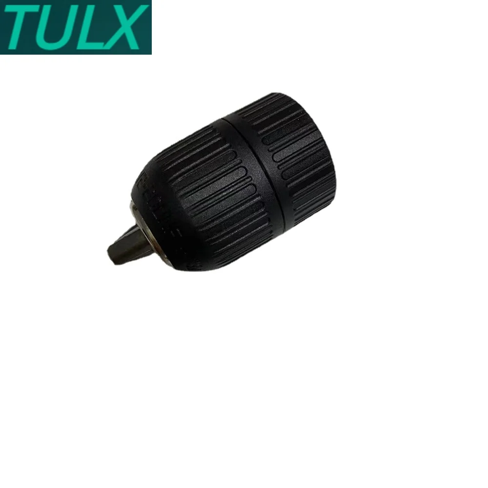 TULX-Portabrocas de perforación sin llave, convertidor de 2-13mm, adaptador de cambio rápido de rosca de 1/2 \