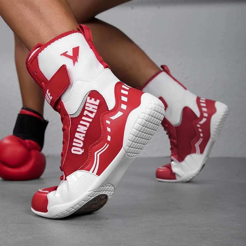 

Professional Man Wrestling Boots Indoor Boxing Sneakers Men Professional Men Fighting Shoes Men Gym Training Shoe