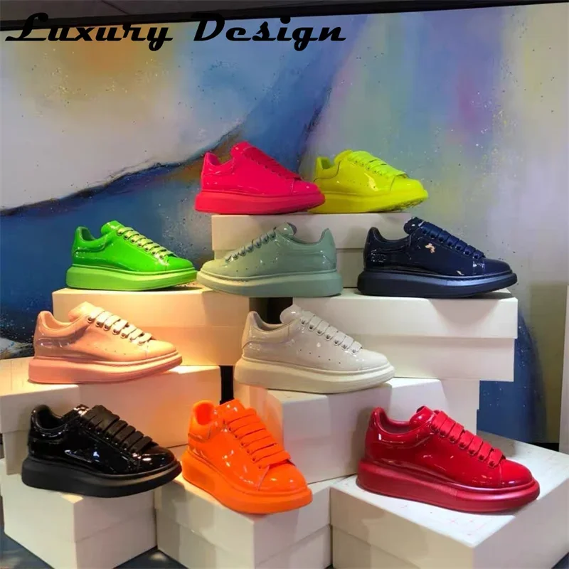 High Quality Luxury Designer Sneakers Shoes Women Fashion New High Platform Brand Sneaker Men Casual Trainer Unisex Sport Shoes