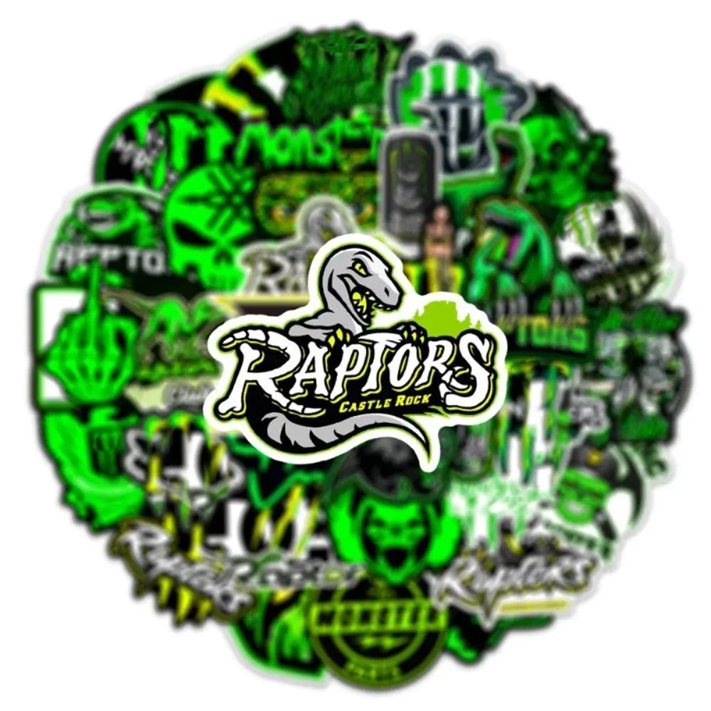 50PCS Cool Personalized Decoration Monster Stickers DIY Skateboard Laptop Phone Bike Car Waterproof Stickers Decals