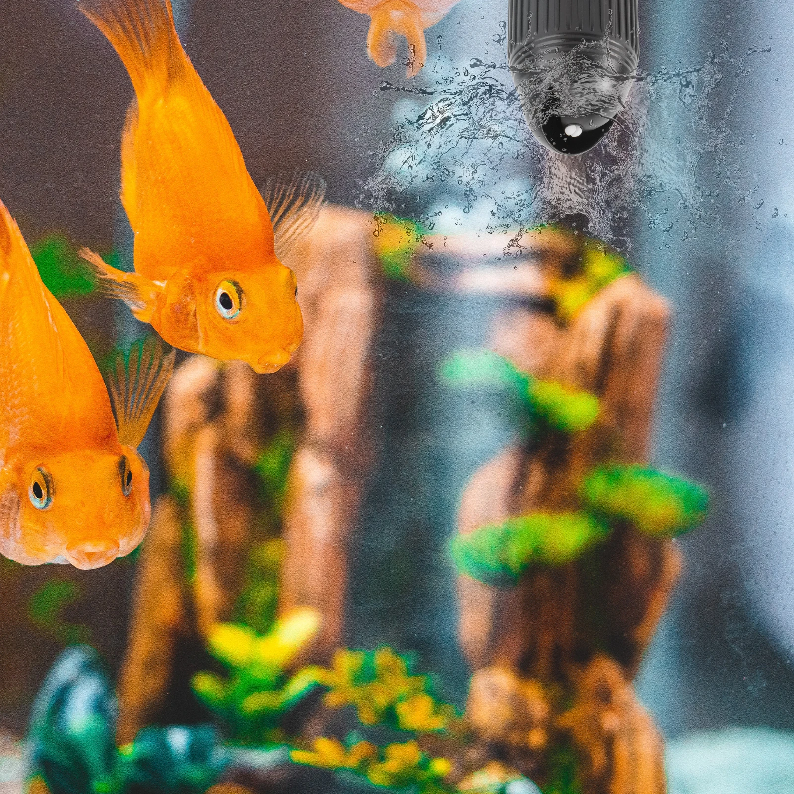 

Fish Tank Wave-Making Automatic Rotating 360 Degree Plastic Air Pump Aquarium Accessories Suction Cup Surf Pump