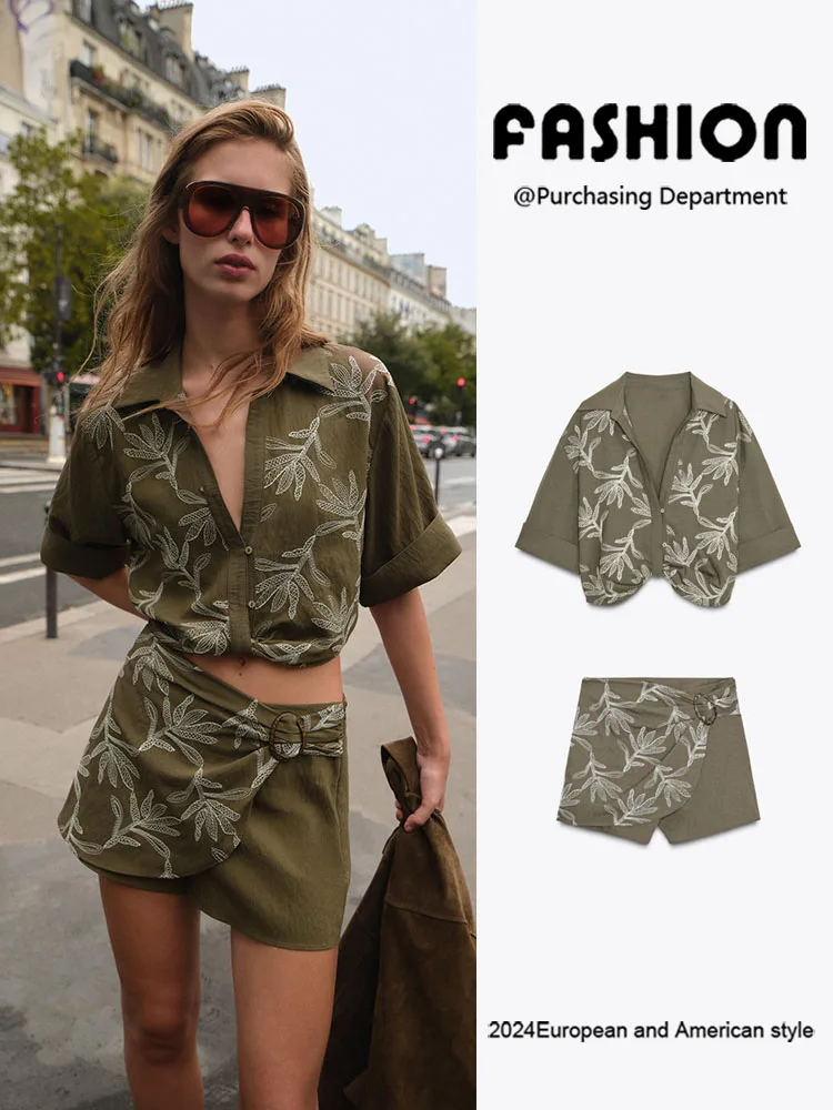 

Новое поступление, осенняя юбка с высокой талией и вышивкой, брюки, женская модная этническая одежда, сценический костюм, дизайн с высокой талией