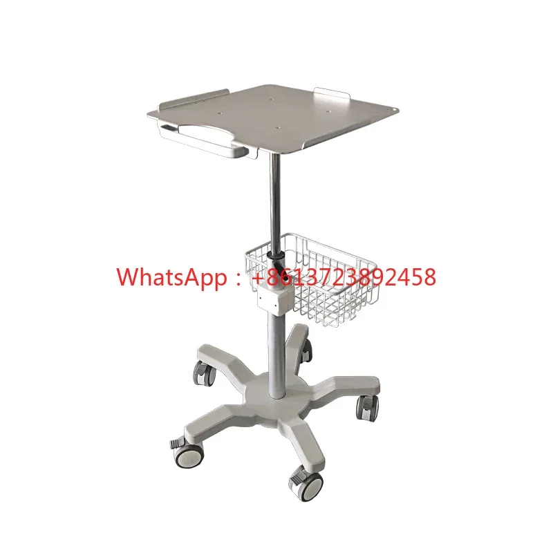 scanner instruments trolly cart mobile  with table top for ultrasound machine hospital medical