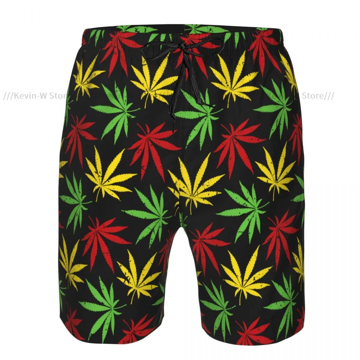 

Mens Quick-drying Beachwear Rasta Leaves Swimsuit Men 2024 Bathing Suit Summer Men's Swimwear